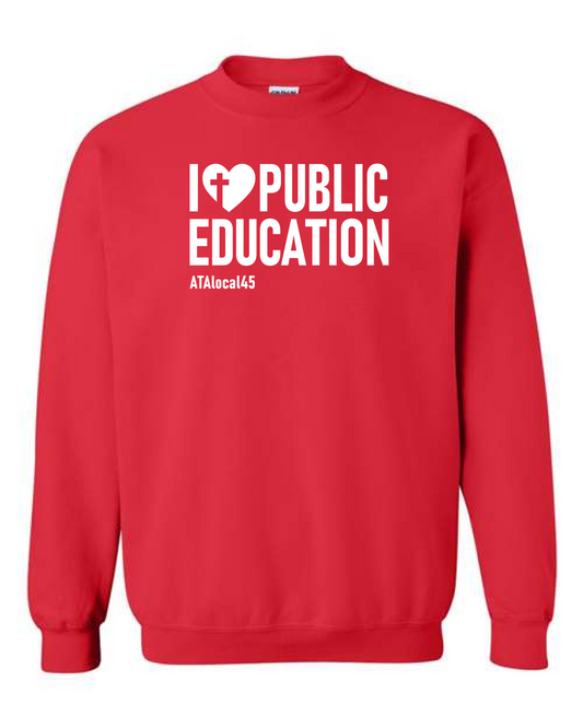 Red for ED Local 45 Crewneck Sweater