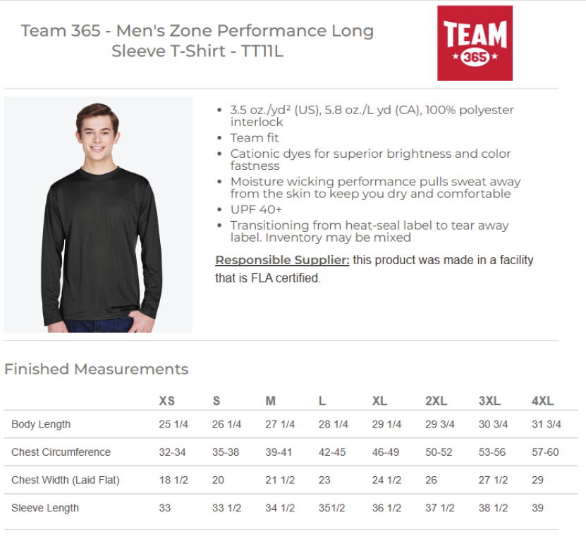 West Edmonton Raiders Performance Long Sleeve T-Shirt