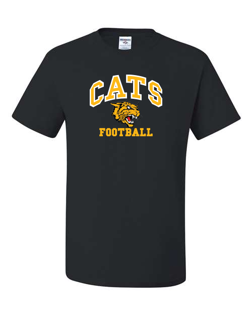 Cats T-Shirt - Cats Football Logo