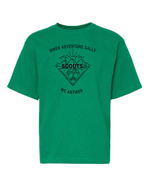Scouts - When Adventure Calls We Answer T-Shirt