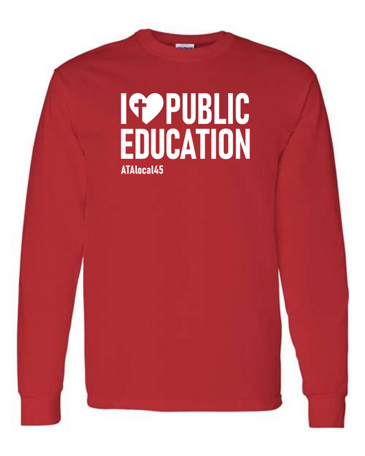 Red for ED Local 45 Long Sleeve Shirt
