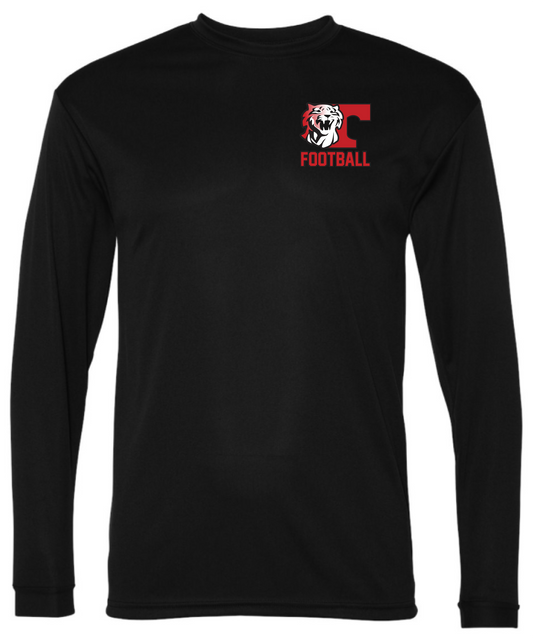 LCHS Tigers Long Sleeve Performance Sport Shirt C2 (3 Colors)