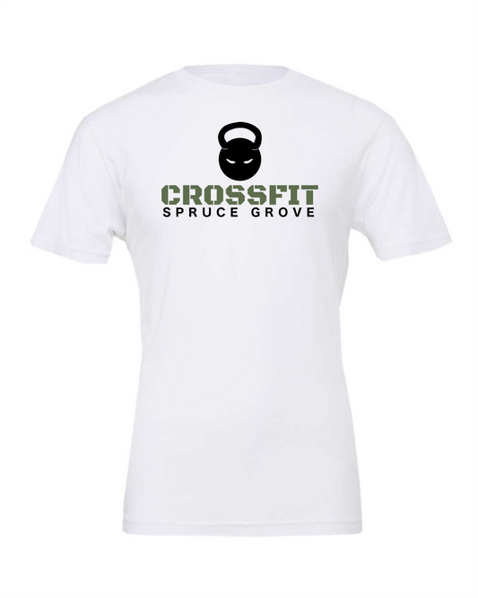 CrossFit Spruce Grove Bella Canvas Shirt Unisex White