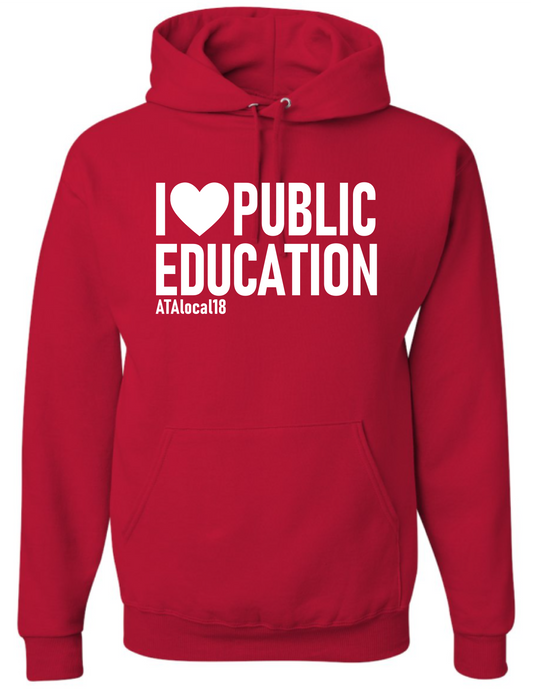 Red for ED Local 18 Hoodie