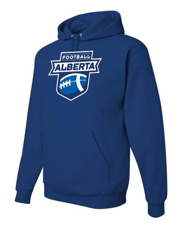 CUSTOM Football Alberta Hooded Sweatshirt with Player Name Number