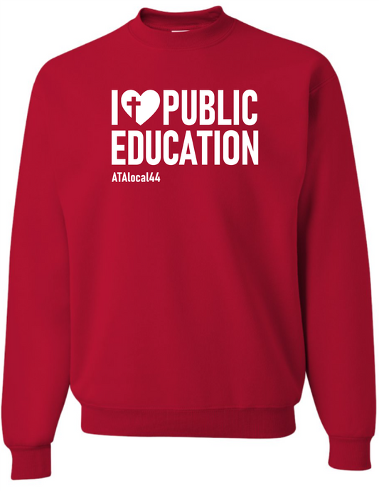 Red for ED Local 44 Crewneck Sweater