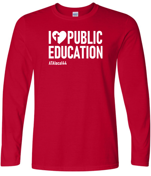 Red for ED Local 44 Long Sleeve Shirt