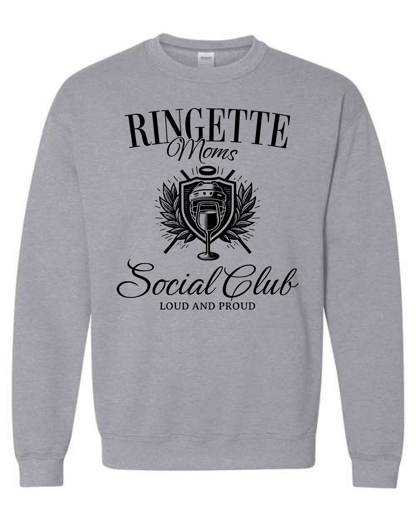 Wild Thing 2025 Ringette Moms Social Club Sweatshirt (2 Colors)