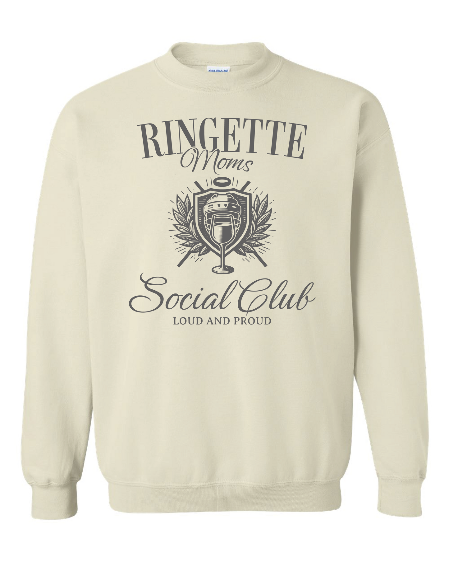 Wild Thing 2025 Ringette Moms Social Club Sweatshirt (2 Colors)