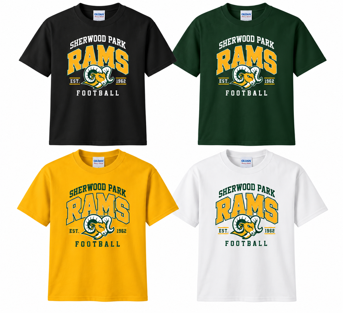 Rams 64000 T-Shirt Cotton Design 1