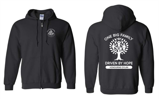 2025 Overdose Awareness Hooded ZIP Sweatshirt